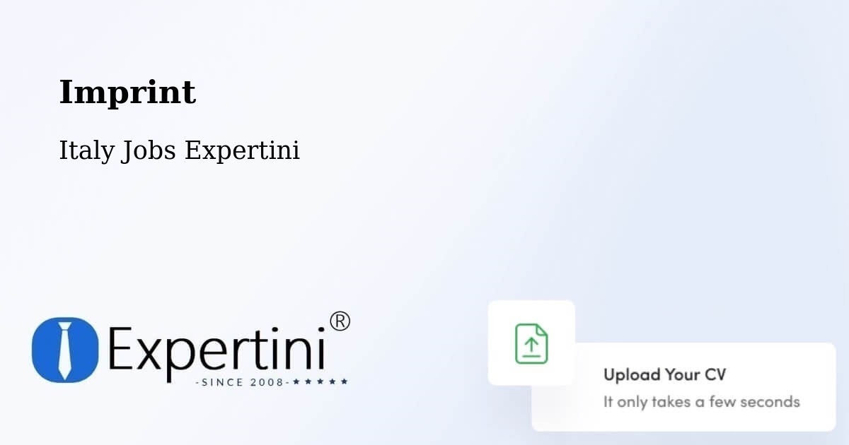 Imprint – Vignola - Italy Jobs Expertini
